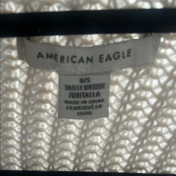 American Eagle Outfitters Cream Textured Cardigan - Picture 2 of 5
